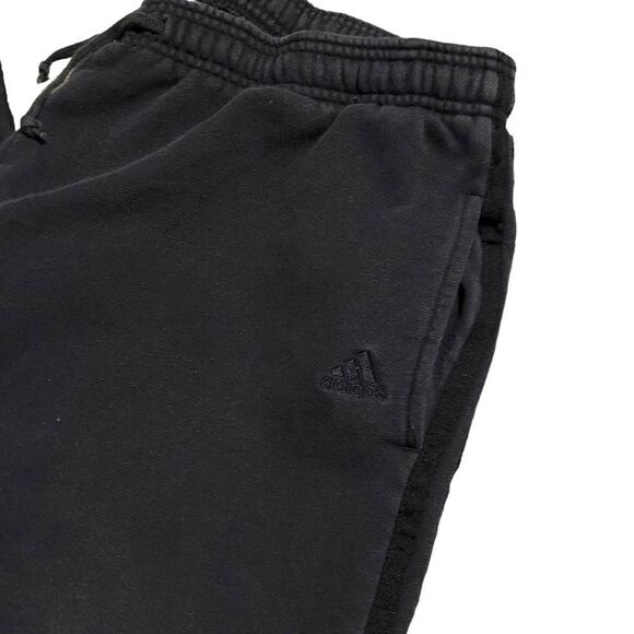 Adidas Black Casual Straight Leg Activewear Lounge Sweatpants - Picture 5 of 7